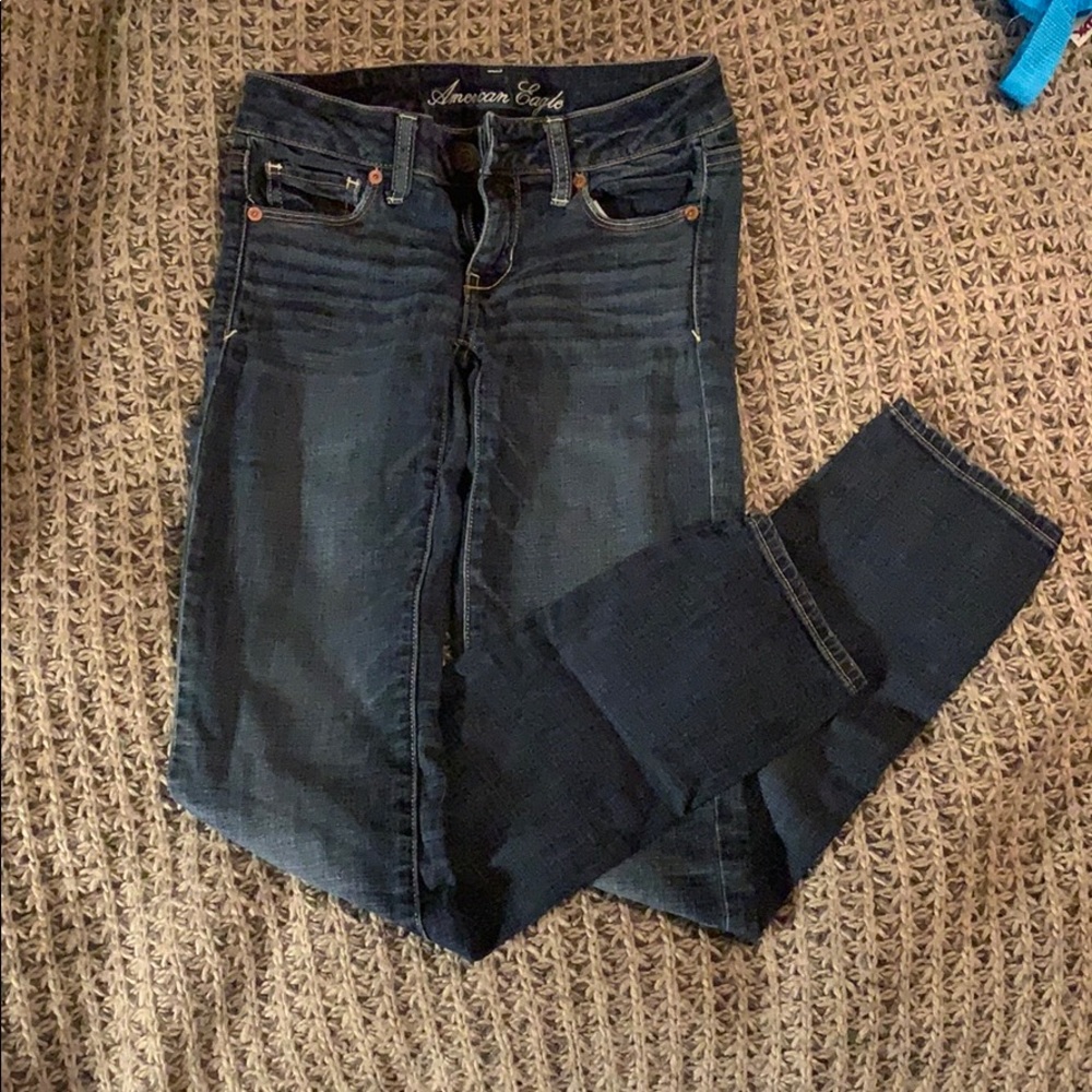 American eagle skinny jeans size 0